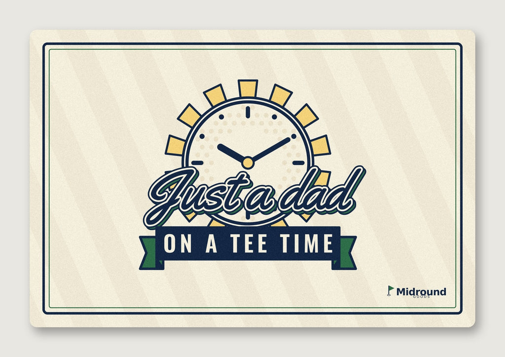 Golf Towel, Just a dad on a tee time